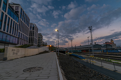 首都布拉格车站新建人行地下通道和建筑物