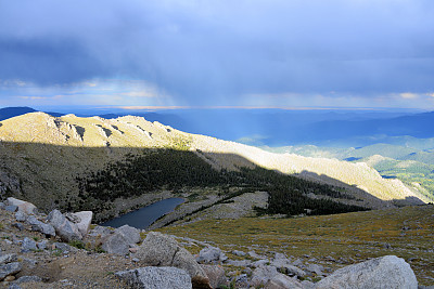 林肯湖，歌利亚山自然区域-日晒雨淋，埃文斯山，科罗拉多，美国
