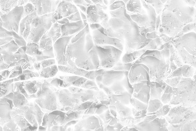 白水波浪抽象或天然气泡纹理，凝胶皂，背景摄影