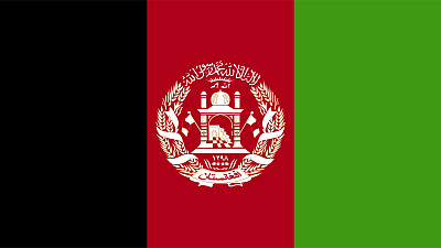 前阿富汗国旗矢量Eps文件