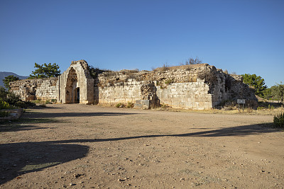Evdirhan，塞尔库克鲁时代骆驼商队的住宿场所。特尔梅索斯古玩城，区域十分接近。安塔利亚土耳其/