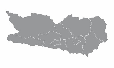 卡林西亚州行政地图