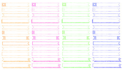 可爱标题栏插画-可爱标题栏插画设计图片素材-觅知网