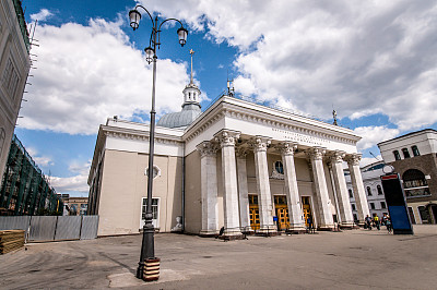 俄罗斯莫斯科的共青团地铁站