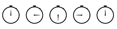 透明背景上的计时器图标。孤立的向量元素。秒表的象征。矢量倒计时循环时钟计数器计时器。快时间图标。圆