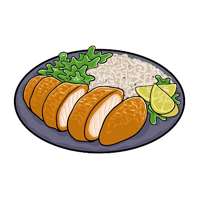 炸猪肉是一道传统的日本料理。