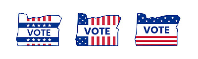 美国，美国，美国选举，投票标志。2022年中期选举。