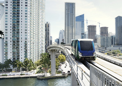 迈阿密市中心的地铁公司。