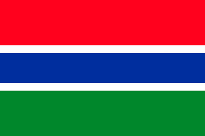 冈比亚的旗帜。