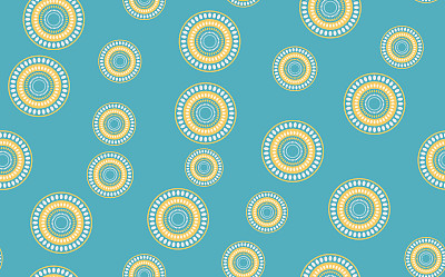 无缝图案与几何土著装饰。民族部落圆形色彩背景。澳大利亚motiph非洲,计划。点绘画。矢量插图，模板设计的布料，卡片，织物