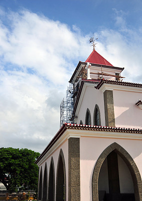 圣António Motael教堂-葡萄牙殖民建筑，帝力，东帝汶