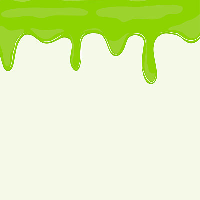 绿色滴泥平坦矢量背景