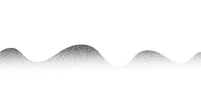 纹波的背景。点画结构。抽象景观，网纹风格。黑色噪音和沙子渐变效果。随机分布的背景。向量
