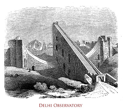 建于1724年的新德里Jantar Mantar天文台