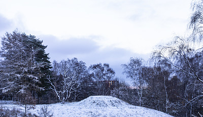 Winter View from Hans Broges Hills to Gellerup Parken - Århus