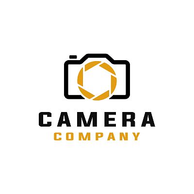 相机镜头符号Logo设计
