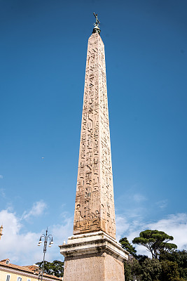 罗马人民广场的拉美西斯二世埃及方尖碑