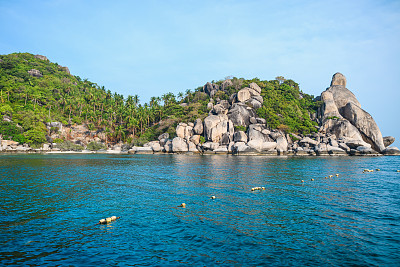泰国的涛岛。著名的旅游景点。热门旅游目的地。