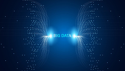 数字概念，大数据是在美丽的未来背景下飘忽的数据采集、数据处理和数据分析。
