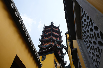 金山寺。中国江苏镇江的一座佛寺