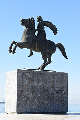 塞萨洛尼基的亚历山大大帝雕像