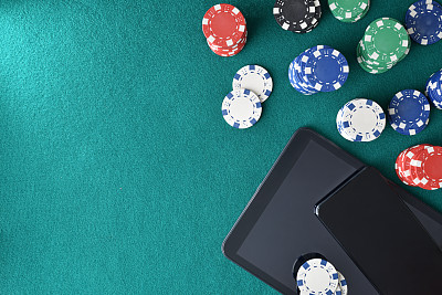 在线赌场游戏与移动设备上垫的对象