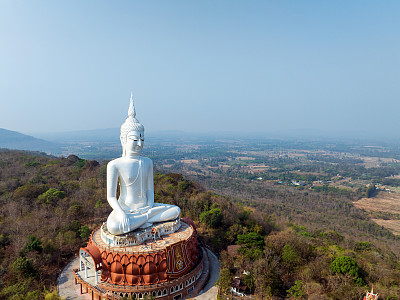 Wat Roi Phra Phutthabat Phu manoram, Mukdahan，泰国