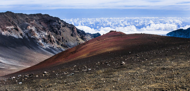 哈雷卡拉火山口
