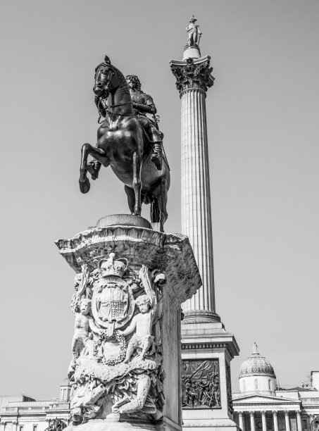伦敦特拉法加广场纳尔逊勋爵圆柱