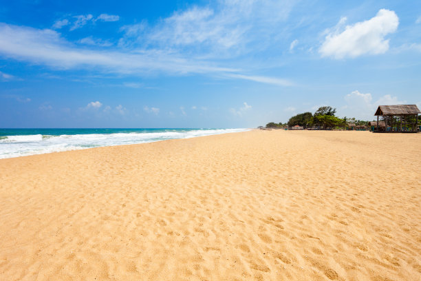 斯里兰卡的美丽海滩