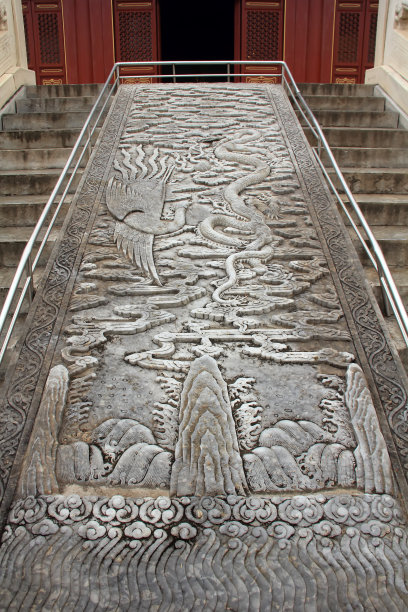 2012年5月13日,中国河北省遵化市清东王陵石刻作品