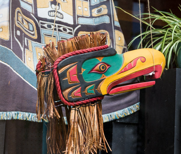 旧的因纽特人的面具