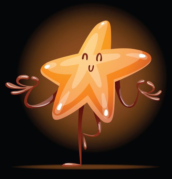 滑稽闪亮的金星沉思