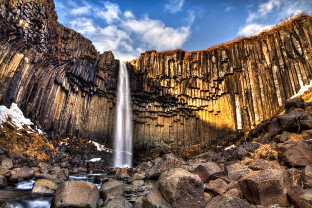Svartifoss Waterfall