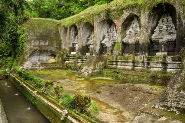 印度尼西亚巴厘岛的Kawi Temple山