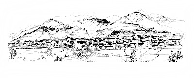 钢笔画