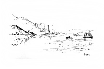 钢笔画