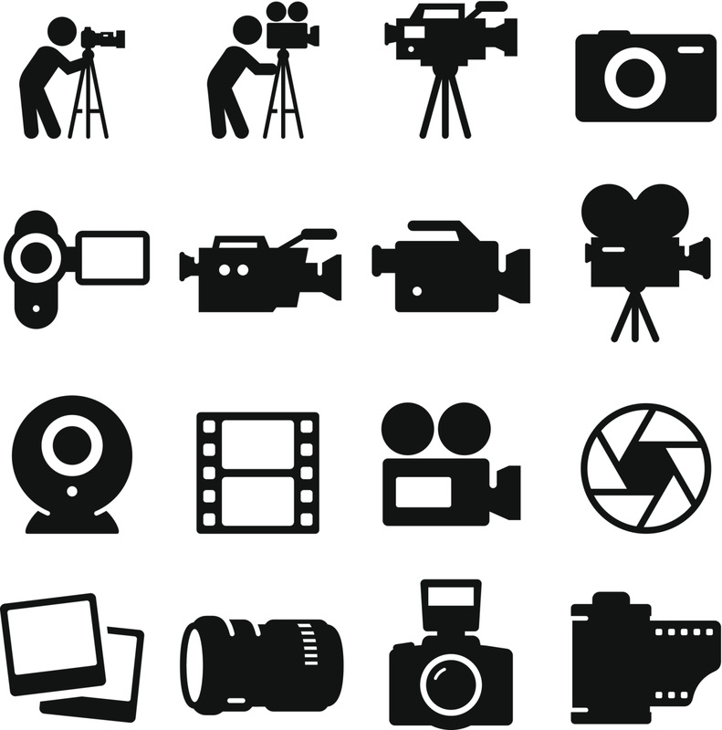 相机,符号,黑色,组图,导演,百叶窗,图标集,成组图片,胶卷,影片