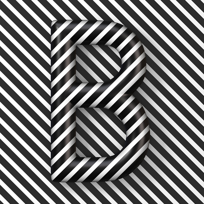 三维图形,黑色,英文字母b,白色条纹乐队,催眠师,形状,几何形状,迷幻色,白色,式样