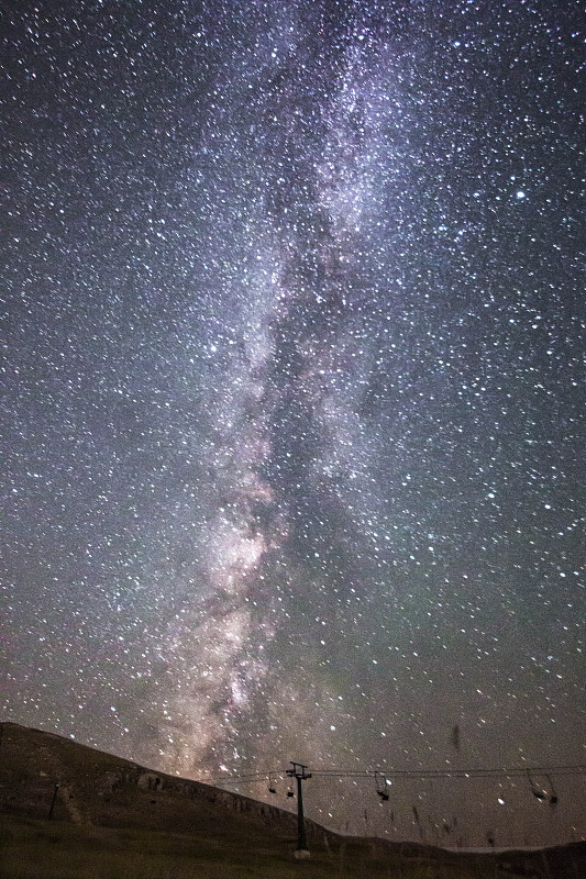 天空,地形,银河系,自然美,科学,星系,山脉,夜晚,自然,长时间曝光