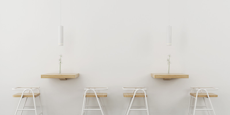 Сafe,interior,in,white,with,wooden,furniture