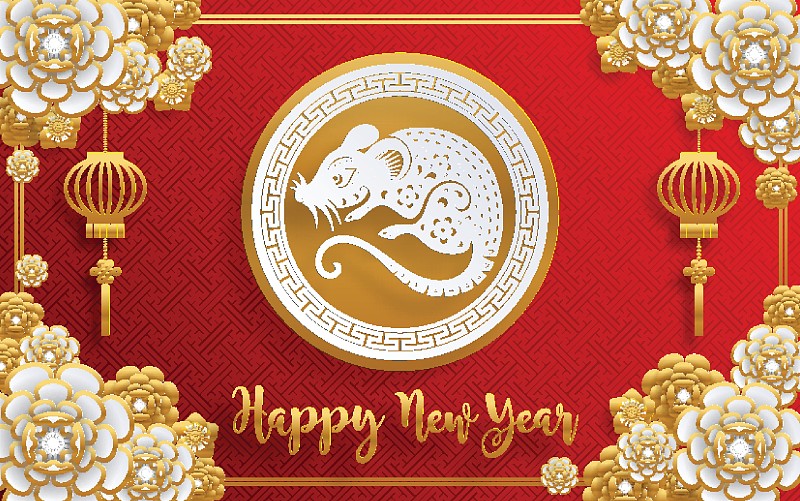 2020,幸福,老鼠,鼠年,时尚,春节,仅一朵花,性格,翻译