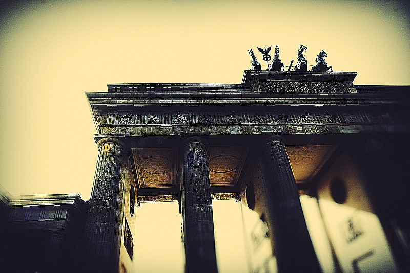 柏林,勃兰登堡大门,纪念碑,天空,古老的,古典式,气候与心情,过去,国际著名景点,著名景点