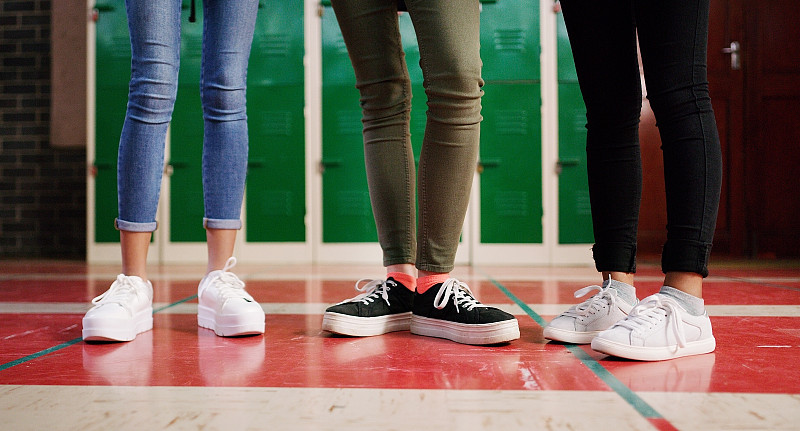 鞋子,部分,滑板公园,让,从容态度,现代,一对,成年学生,初中,幸福