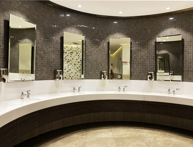 水槽,浴室,干净,卫生,水龙头,室内,图像,镜子,卫生间,现代