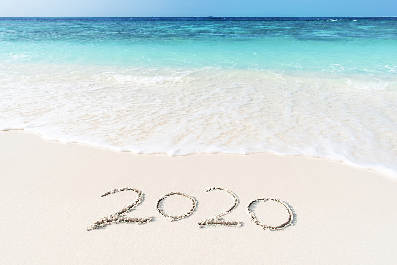 2020,水边,热带气候,印度洋,海滩度假,晴朗,潮汐,新年,自然,白昼
