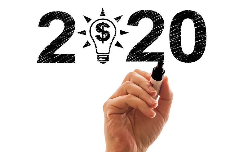 2020,新年前夕,请柬,毡尖笔,事件,贺卡,策略,商业金融和工业,商务策略