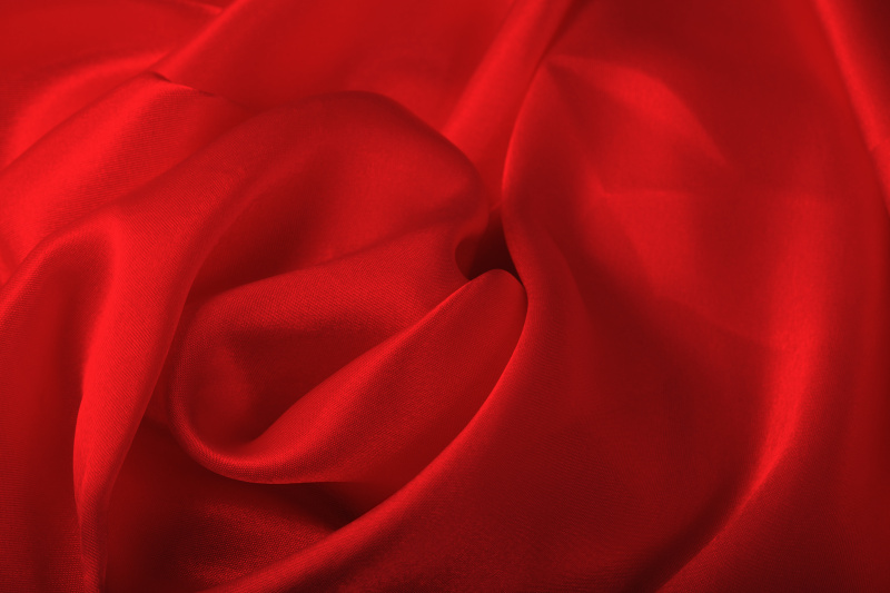 红色,缎子,红色背景,丝绸,材料,特写,色彩鲜艳,纺织品,彩色图片,华贵