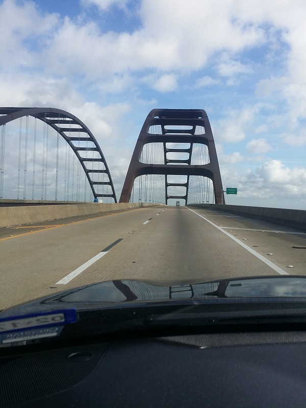 公路,钢铁,桥,美国南部,汽车,交通,多车道公路,现代,著名景点,拱桥