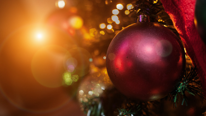 圣诞装饰,华丽的,球体,圣诞装饰物,装饰物,杉树,背景,节日,圣诞树,木制